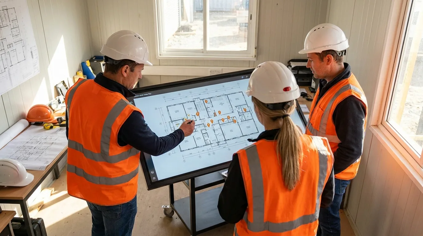Digitaler Plantisch im Container